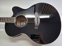 Yamaha CPX600 BK Black Ηλεκτροακουστική Κιθάρα Jumbo