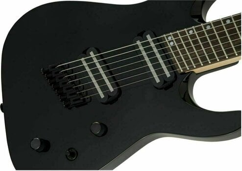 Guitarra elétrica multiescala Jackson X Series Dinky Arch Top DKAF7 IL Gloss Black - 6