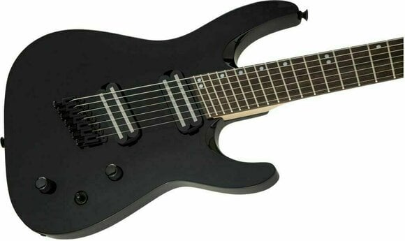 Elektryczna gitara multiscale Jackson X Series Dinky Arch Top DKAF7 IL Gloss Black - 7