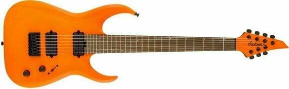 7-string Electric Guitar Jackson Pro Series Misha Mansoor Juggernaut HT7 Neon Orange - 2
