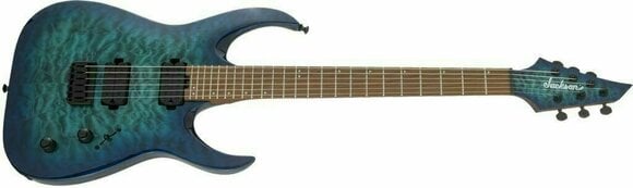 Electric guitar Jackson Pro Series Misha Mansoor Juggernaut HT6QM Chlorine Burst - 5