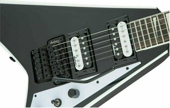 Guitarra elétrica Jackson JS Series Rhoads JS32 AH Black with White Bevels (Apenas desembalado) - 7