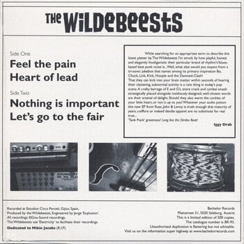 Disco de vinil The Wildebeests - Feel The Pain (Limited Edition) (7" SP) - 2