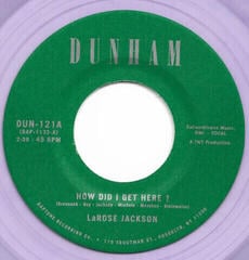 Vinyl Record Larose Jackson & Menahan Street Band – How Did I Get Here ? (7" SP) - 1