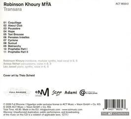 Muzički CD Robinson Khoury - Transara (Digipak) (CD) - 1