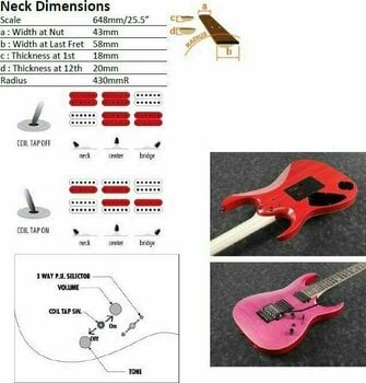Chitarra Elettrica Ibanez RGA8420-RPF Chitarra Elettrica - 2