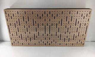 Pannello in legno assorbente Mega Acoustic FiberPro 120 Binary Bean Natural Pannello in legno assorbente (Danneggiato) - 1