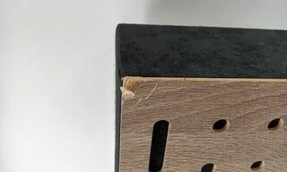 Pannello in legno assorbente Mega Acoustic FiberPro 120 Binary Bean Natural Pannello in legno assorbente (Danneggiato) - 2