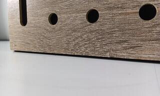 Pannello in legno assorbente Mega Acoustic FiberPro 120 Binary Bean Natural Pannello in legno assorbente (Danneggiato) - 3
