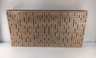 Pannello in legno assorbente Mega Acoustic FiberPro 120 Binary Bean Natural Pannello in legno assorbente (Danneggiato) - 1