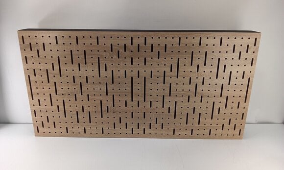 Pannello in legno assorbente Mega Acoustic FiberPro 120 Binary Bean Natural Pannello in legno assorbente (Danneggiato) - 2