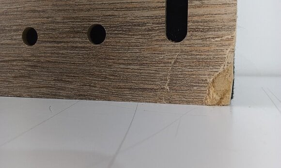 Pannello in legno assorbente Mega Acoustic FiberPro 120 Binary Bean Natural Pannello in legno assorbente (Danneggiato) - 3