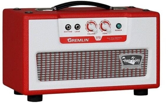 Tube Bass Amplifier Tone King Gremlin Head Red Tube Bass Amplifier - 3