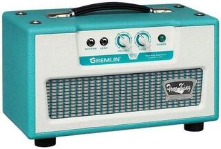Tube Bass Amplifier Tone King Gremlin Head Turquoise Tube Bass Amplifier - 2