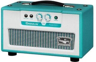 Tube Bass Amplifier Tone King Gremlin Head Turquoise Tube Bass Amplifier - 3
