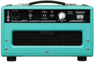 Tube Bass Amplifier Tone King Gremlin Head Turquoise Tube Bass Amplifier - 4