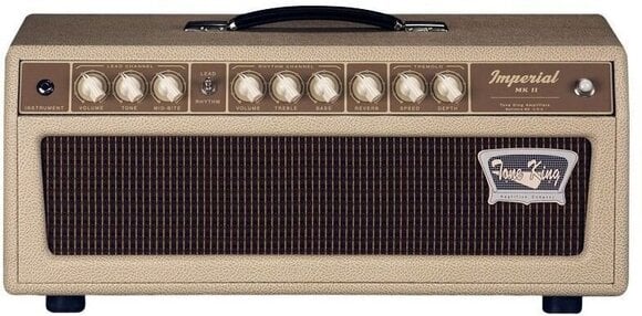 Tube Bass Amplifier Tone King Imperial Mk II Head Cream Tube Bass Amplifier - 2