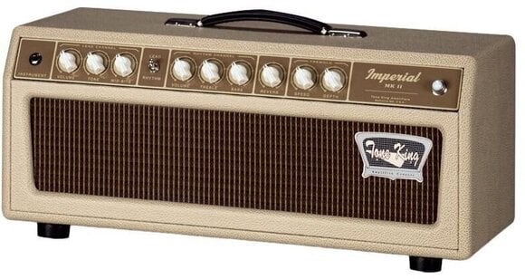 Tube Bass Amplifier Tone King Imperial Mk II Head Cream Tube Bass Amplifier - 4