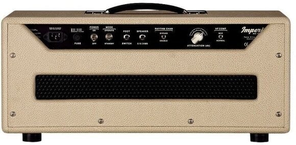 Tube Bass Amplifier Tone King Imperial Mk II Head Cream Tube Bass Amplifier - 5