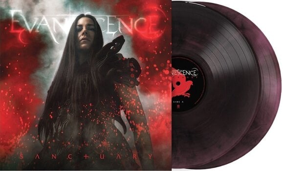 Disco in vinile Evanescence - Sanctuary (Indie Exclusive) (Deep Purple/Black Marble Coloured) (2 LP) - 2