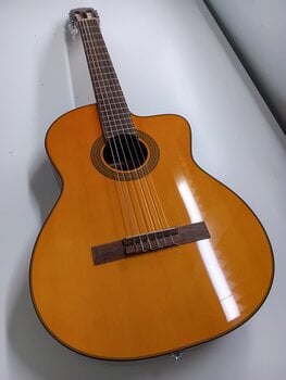 Klasična kitara z elektroniko Takamine GC1CE 4/4 Natural Klasična kitara z elektroniko (Poškodovano) - 2