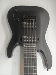 Guitarra elétrica de 8 cordas Jackson JS Series JS32-8 Dinky DKA AH Satin Black Guitarra elétrica de 8 cordas (Danificado) - 2