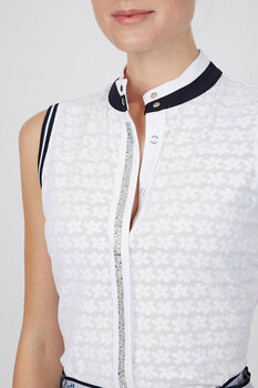 Skirt / Dress Sportalm Perfora Womens Polo Dress Optical White 34 - 2