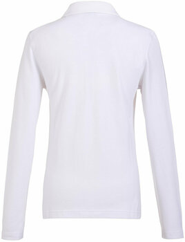 Риза за поло Golfino Brushed Sun Protection Longsleeve Womens Polo Optic white 42 - 2