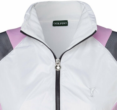Kamizelka Golfino Stretch Techno Fleece Womens Vest Optic White 36 - 3