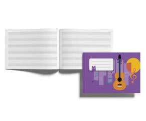 Music notation notebook Muziker A5 Music Music notation notebook - 1