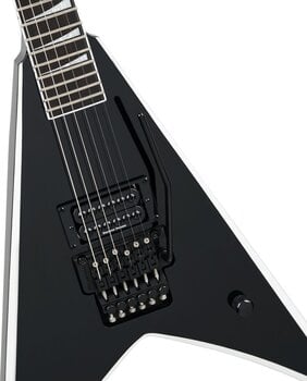 Guitarra elétrica Jackson Pro Series Wes Borland King V EB Black with White Bevels Guitarra elétrica - 4