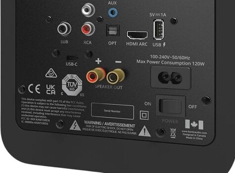 Haut-parleur sans fil Hi-Fi
 Kanto REN Haut-parleur sans fil Hi-Fi - 6