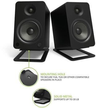 Ständer für Studiomonitore Kanto S6 Black Ständer für Studiomonitore - 5