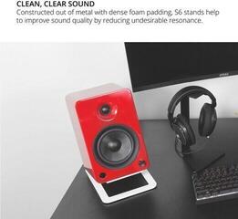 Ständer für Studiomonitore Kanto S6 White Ständer für Studiomonitore - 7