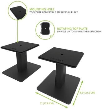 Ständer für Studiomonitore Kanto SP9 Black Ständer für Studiomonitore - 4