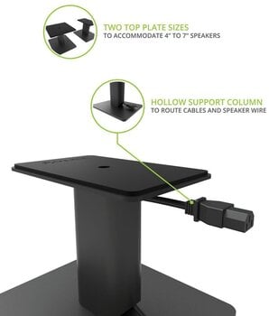 Ständer für Studiomonitore Kanto SP9 Black Ständer für Studiomonitore - 5