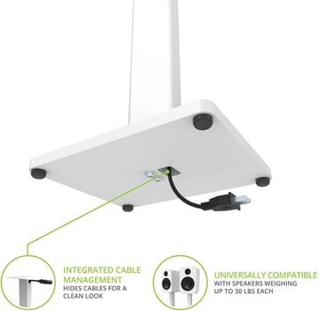 Ständer für Studiomonitore Kanto ST34 White Ständer für Studiomonitore - 4