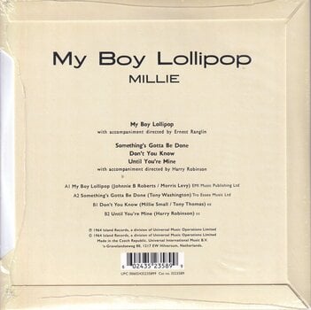 Vinyl Record Millie Small - My Boy Lollipop (RSD 2021) (EP) - 2