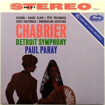 Vinylplade Emmanuel Chabrier & Chabrier & Detroit Symphony & Paul Paray - España / Danse Slave / Fête Polonaise / Suite Pastorale / Gwendoline Overture (Remastered) (LP) - 2