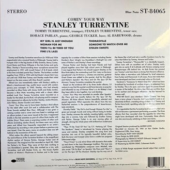 Schallplatte Stanley Turrentine - Comin' Your Way (Tone Poet Series) (Coloured) (180 g) (LP) - 2