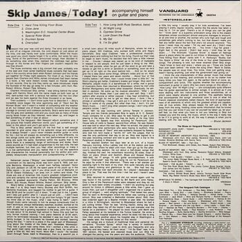 Schallplatte Skip James - Skip James Today! (Remastered) (Bluesville Acoustic Sounds) (180 g) (LP) - 2
