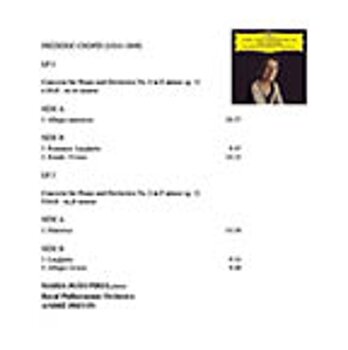 Płyta winylowa Frédéric Chopin & Maria-João Pires & Royal Philharmonic Orchestra & André Previn - Chopin - Piano Concertos Nos. 1 & 2 (2 LP) - 2