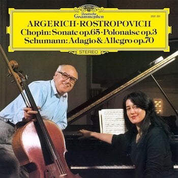 LP ploča Martha Argerich & Rostropovich & Chopin & Schumann - Chopin: Cello Sonate Op. 65, Polonaise Op. 3 / Schumann: Adagio & Allegro Op. 70 (180 g) (LP) - 2