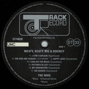 Vinyl Record The Who - Meaty, Beaty, Big & Bouncy (Remastered) (180 g) (LP) - 3