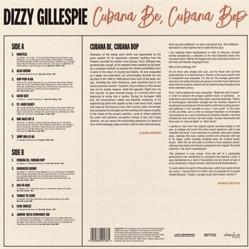 Vinylplate Dizzy Gillespie - Cubana Be, Cubana Bop (LP) - 2