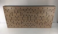 Mega Acoustic FiberPro 120 Binary Bean Natural Absorptiepaneel hout