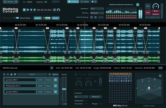 Programinės įrangos įvaldymas Fiedler Audio Dolby Atmos Mastering Bundle 2026 (Skaitmeninis produktas) - 4