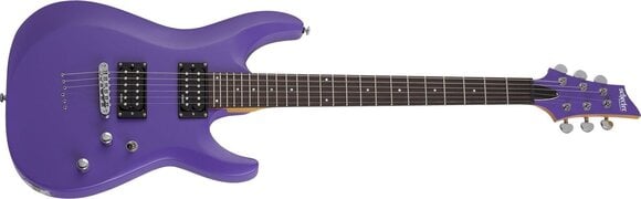 Elektrikitarr Schecter C-6 Deluxe Basic SET Satin Purple Elektrikitarr - 3