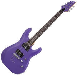 Elektromos gitár Schecter C-6 Deluxe Premium SET Satin Purple Elektromos gitár - 1