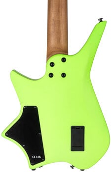Guitarra sem cabeçalho HILS Guitars HZ7 NEXT Neon Green Guitarra sem cabeçalho (Como novo) - 5